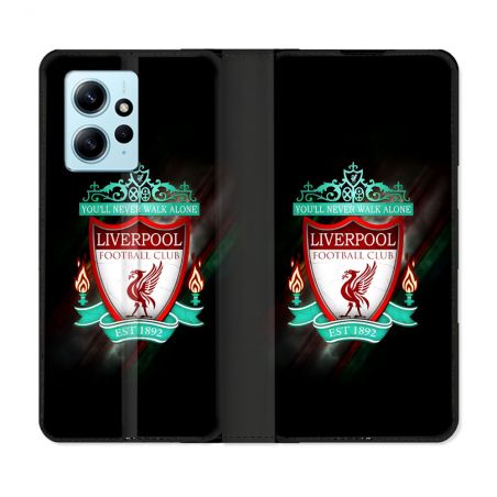 Housse Cuir Portefeuille Pour Xiaomi Redmi Note 12 4G Foot Liverpool