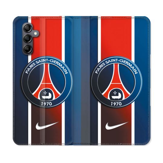 Housse Cuir Portefeuille Pour Samsung Galaxy A25 5G Foot PSG 1970