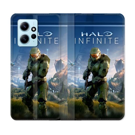 Housse Cuir Portefeuille Pour Xiaomi Redmi Note 12 4G Halo