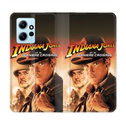 Housse Cuir Portefeuille Pour Xiaomi Redmi Note 12 4G Indiana Jones Affiche