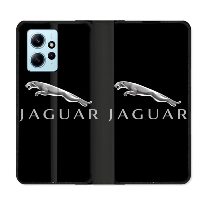 Housse Cuir Portefeuille Pour Xiaomi Redmi Note 12 4G Jaguar