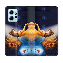 Housse Cuir Portefeuille Pour Xiaomi Redmi Note 12 4G La Belle et La Bête