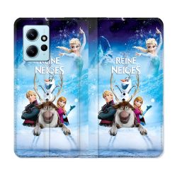 Housse Cuir Portefeuille Pour Xiaomi Redmi Note 12 4G La Reine Des Neiges