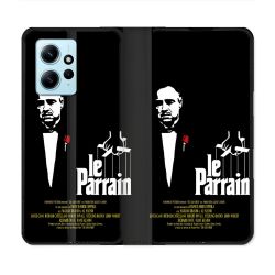 Housse Cuir Portefeuille Pour Xiaomi Redmi Note 12 4G Le Parrain Affiche