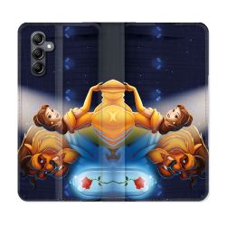 Housse Cuir Portefeuille Pour Samsung Galaxy A25 5G La Belle et La Bête