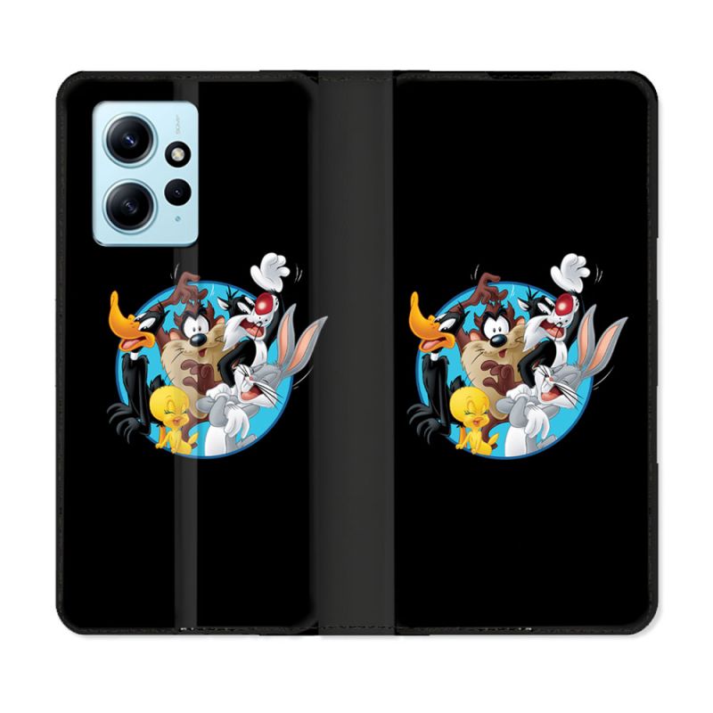 Housse Cuir Portefeuille Pour Xiaomi Redmi Note 12 4G Looney Tunes