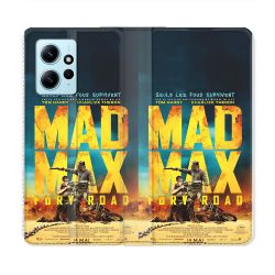 Housse Cuir Portefeuille Pour Xiaomi Redmi Note 12 4G Mad Max Affiche