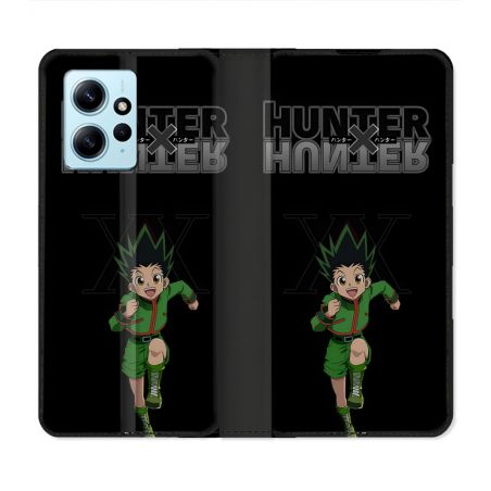 Housse Cuir Portefeuille Pour Xiaomi Redmi Note 12 4G Manga Hunter X Hunter Gon