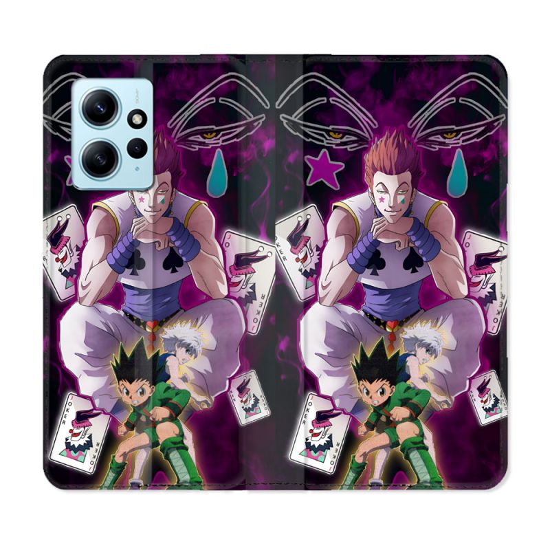 Housse Cuir Portefeuille Pour Xiaomi Redmi Note 12 4G Manga Hunter X Hunter Hisoka