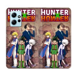 Housse Cuir Portefeuille Pour Xiaomi Redmi Note 12 4G Manga Hunter X Hunter Vintage