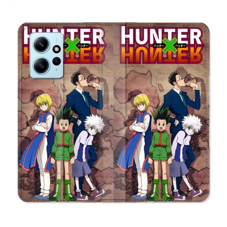 Housse Cuir Portefeuille Pour Xiaomi Redmi Note 12 4G Manga Hunter X Hunter Vintage