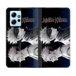 Housse Cuir Portefeuille Pour Xiaomi Redmi Note 12 4G Manga Jujustu Kaisen