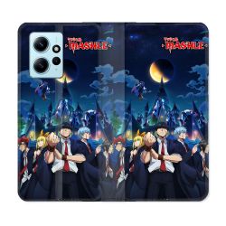 Housse Cuir Portefeuille Pour Xiaomi Redmi Note 12 4G Manga Mashle