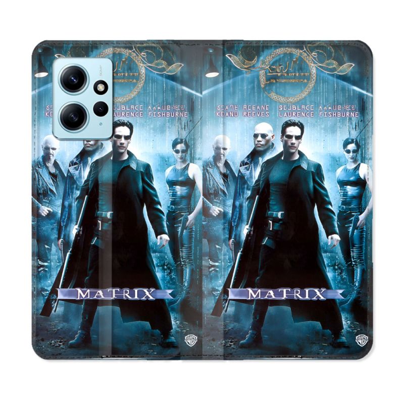 Housse Cuir Portefeuille Pour Xiaomi Redmi Note 12 4G Matrix Affiche