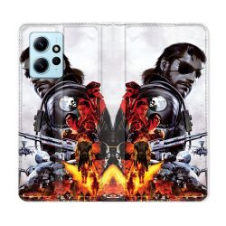Housse Cuir Portefeuille Pour Xiaomi Redmi Note 12 4G Metal Gear Solid