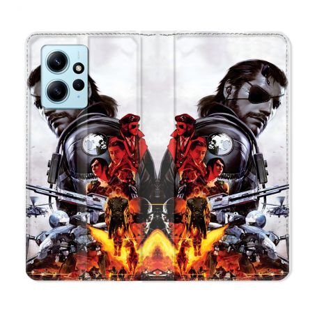 Housse Cuir Portefeuille Pour Xiaomi Redmi Note 12 4G Metal Gear Solid