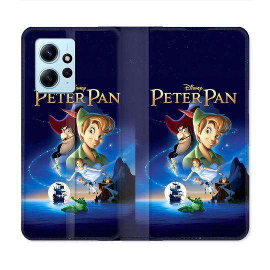 Housse Cuir Portefeuille Pour Xiaomi Redmi Note 12 4G Peter Pan Affiche