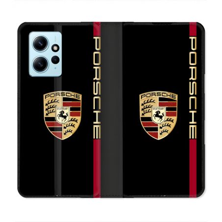 Housse Cuir Portefeuille Pour Xiaomi Redmi Note 12 4G Porsche Line