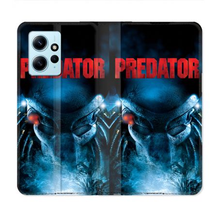 Housse Cuir Portefeuille Pour Xiaomi Redmi Note 12 4G Predator Affiche
