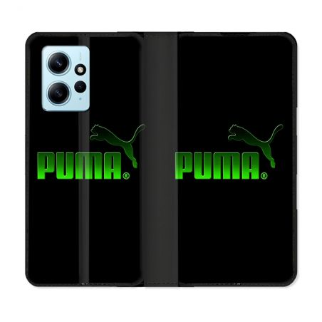 Housse Cuir Portefeuille Pour Xiaomi Redmi Note 12 4G Puma