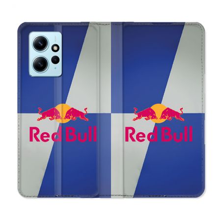 Housse Cuir Portefeuille Pour Xiaomi Redmi Note 12 4G Red Bull Classique