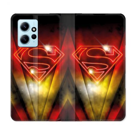 Housse Cuir Portefeuille Pour Xiaomi Redmi Note 12 4G Superman Logo