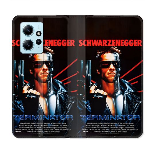 Housse Cuir Portefeuille Pour Xiaomi Redmi Note 12 4G Terminator