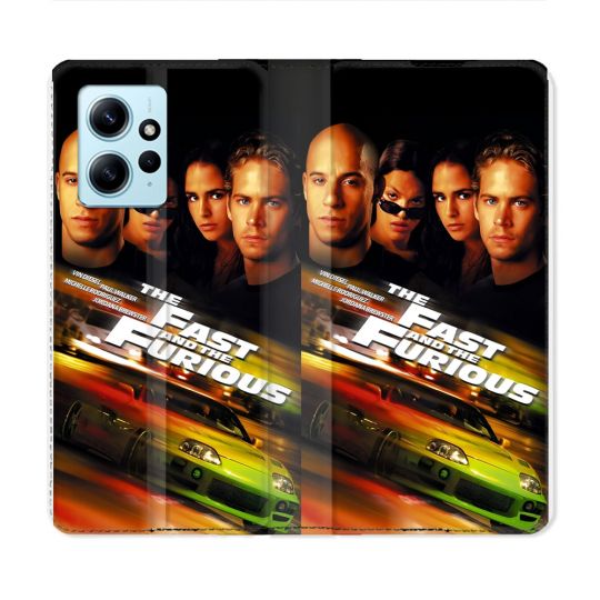 Housse Cuir Portefeuille Pour Xiaomi Redmi Note 12 4G The Fast And Furious