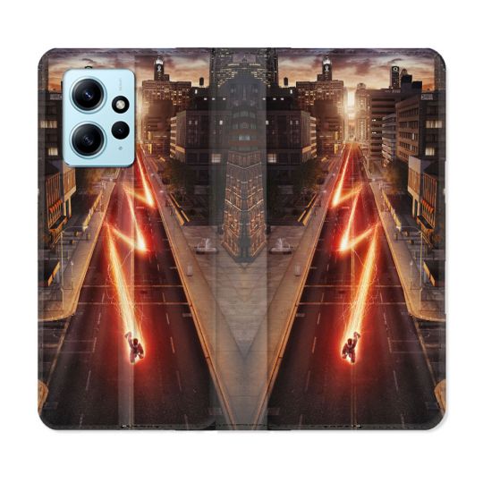 Housse Cuir Portefeuille Pour Xiaomi Redmi Note 12 4G The Flash City