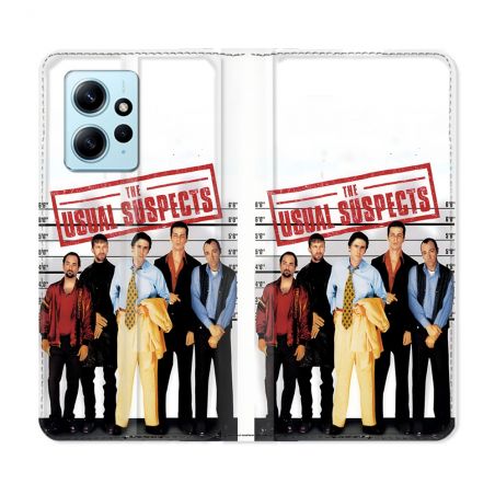 Housse Cuir Portefeuille Pour Xiaomi Redmi Note 12 4G The Usual Suspect Affiche