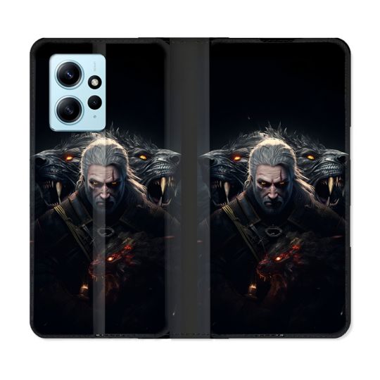 Housse Cuir Portefeuille Pour Xiaomi Redmi Note 12 4G The Witcher