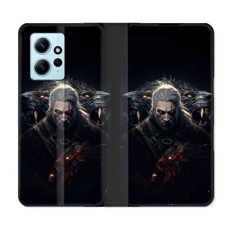 Housse Cuir Portefeuille Pour Xiaomi Redmi Note 12 4G The Witcher