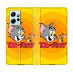 Housse Cuir Portefeuille Pour Xiaomi Redmi Note 12 4G Tom Jerry