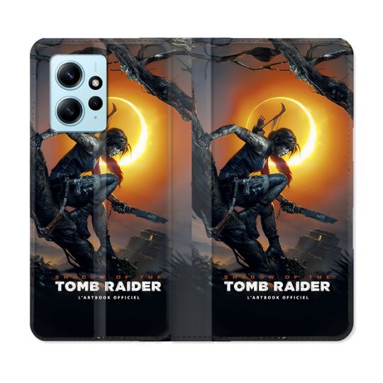 Housse Cuir Portefeuille Pour Xiaomi Redmi Note 12 4G Tomb Raider