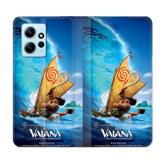 Housse Cuir Portefeuille Pour Xiaomi Redmi Note 12 4G Vaiana