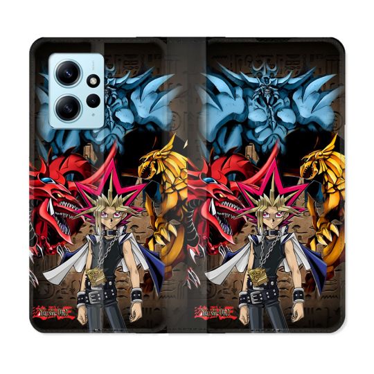 Housse Cuir Portefeuille Pour Xiaomi Redmi Note 12 4G Yu Gi Oh