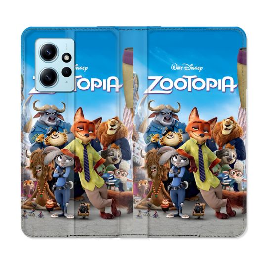 Housse Cuir Portefeuille Pour Xiaomi Redmi Note 12 4G Zootopia