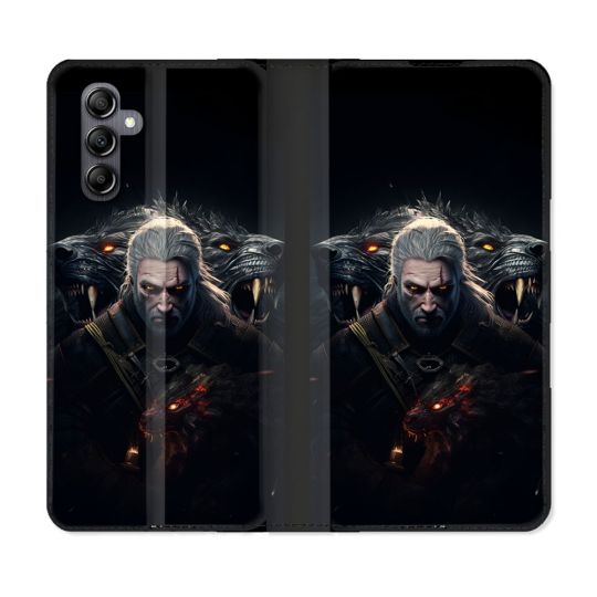 Housse Cuir Portefeuille Pour Samsung Galaxy A25 5G The Witcher