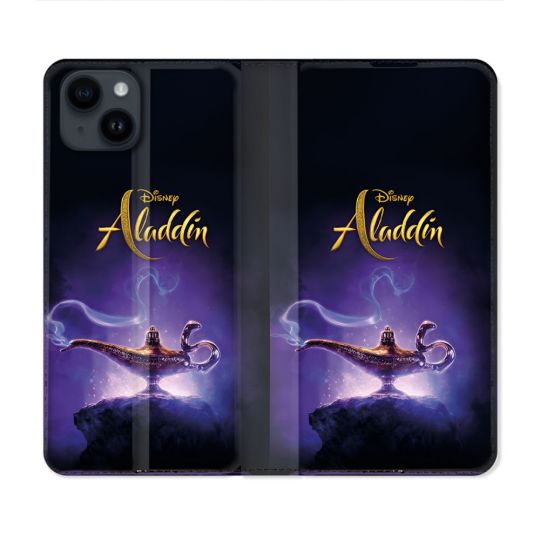 Housse Cuir Portefeuille Pour Iphone 15 (6.1) Aladdin