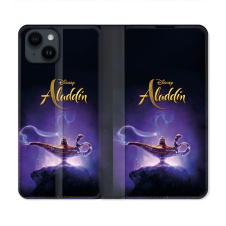Housse Cuir Portefeuille Pour Iphone 15 (6.1) Aladdin