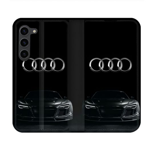 Housse Cuir Portefeuille Pour Samsung Galaxy S23 Audi