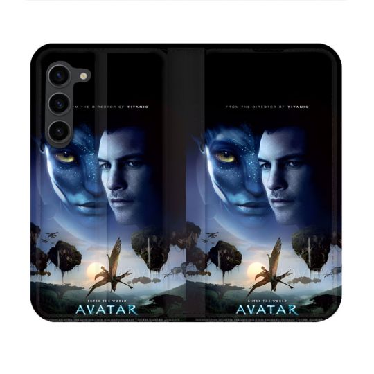 Housse Cuir Portefeuille Pour Samsung Galaxy S23 Avatar