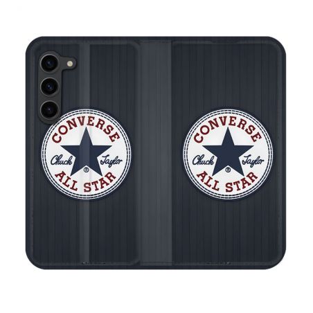 Housse Cuir Portefeuille Pour Samsung Galaxy S23 Converse