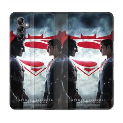 Housse Cuir Portefeuille Pour Samsung Galaxy S23 FE Batman VS Superman