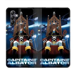 Housse Cuir Portefeuille Pour Samsung Galaxy S23 FE Capitaine Albator