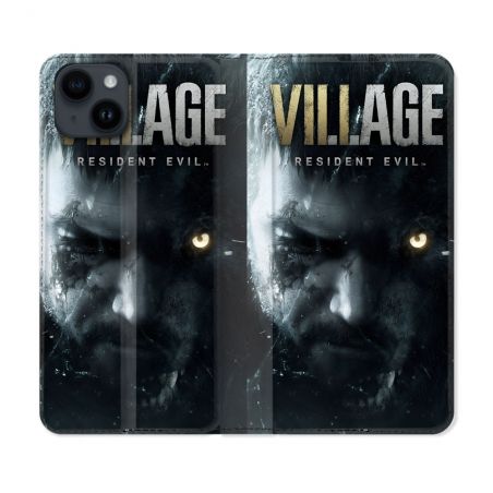 Housse Cuir Portefeuille Pour Iphone 15 (6.1) Resident Evil