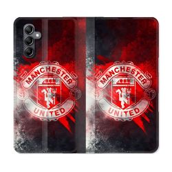 Housse Cuir Portefeuille Pour Samsung Galaxy S23 FE Foot Manchetser United