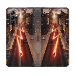 Housse Cuir Portefeuille Pour Samsung Galaxy S23 FE The Flash City
