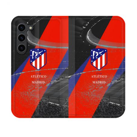 Housse Cuir Portefeuille Pour Samsung Galaxy S23 Foot Athletico Madrid