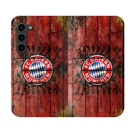 Housse Cuir Portefeuille Pour Samsung Galaxy S23 Foot Bayern Munich Drapeau